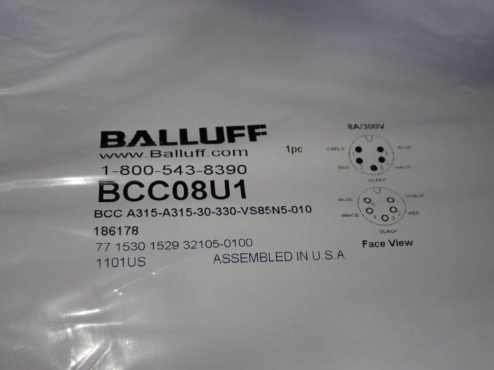 Balluff Electrical Cables - Bcc08u1