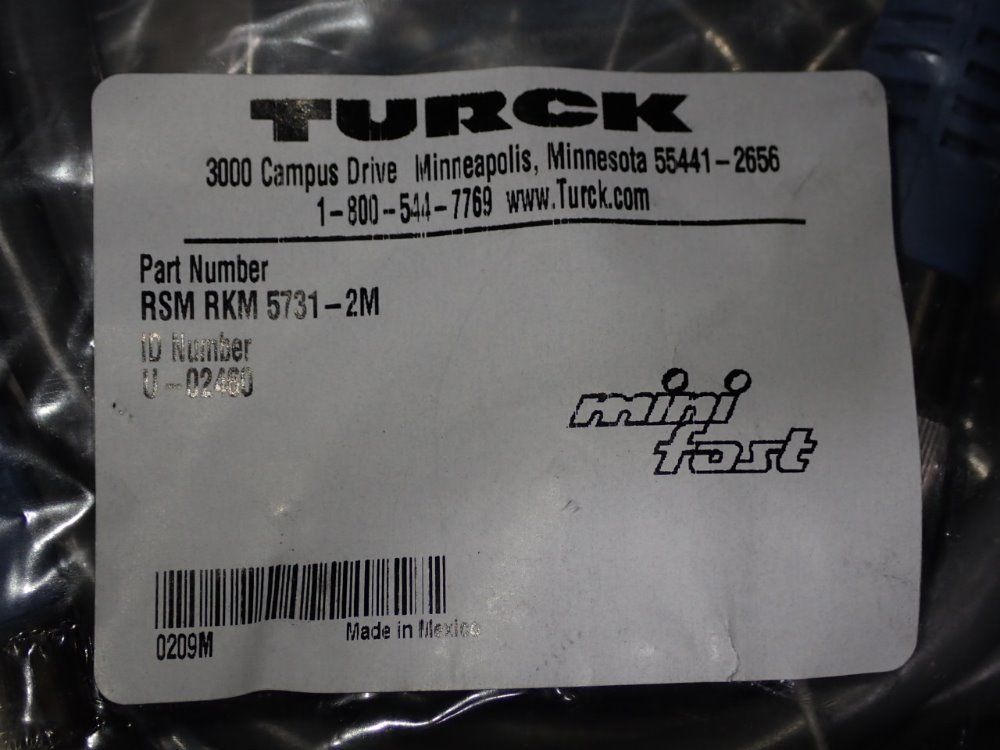Turck Electrical Cables - Rsm Rkm 5731-2m
