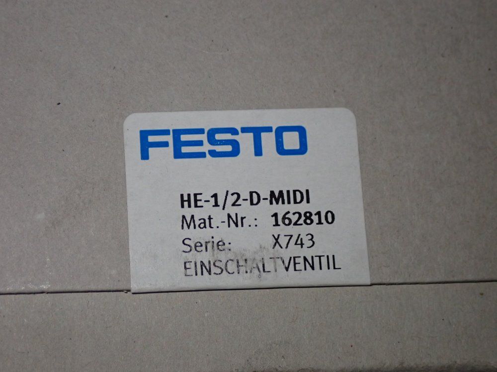 Festo Valves - He-1/2-d-midi