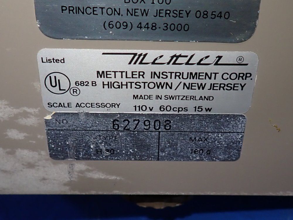 Mettler 160 G Scale - H30