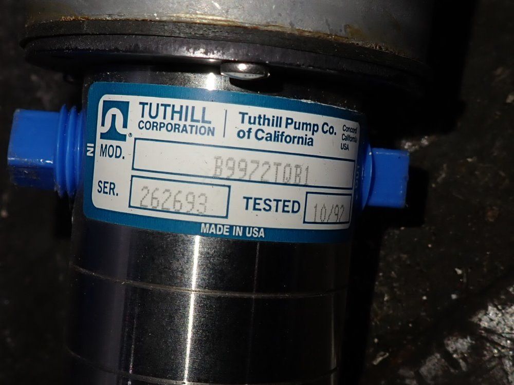 Tuthill Corporation .05 Hp Oil Pump - B9972tqb1