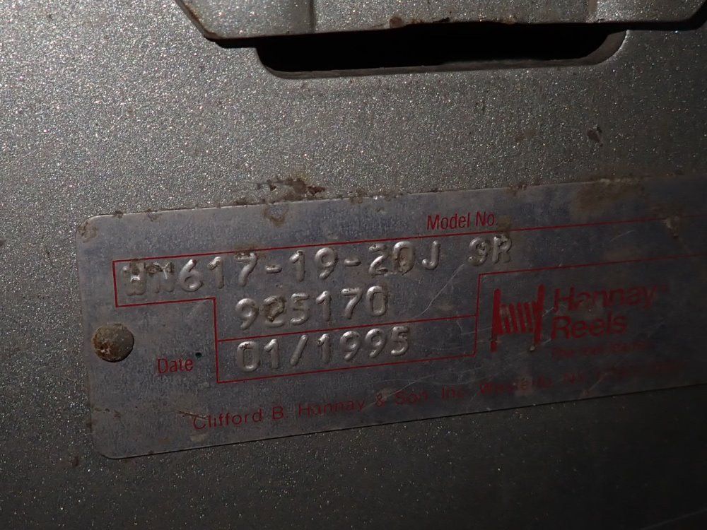 Hannay Reels Hose Reel - Wn617-19-20j 9r