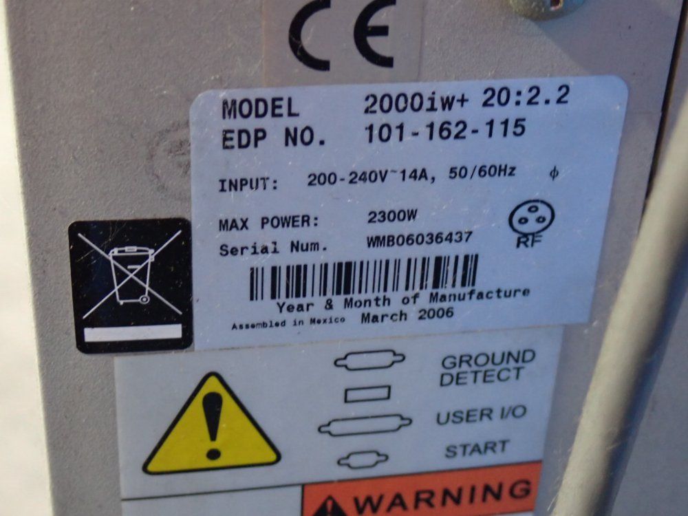 Branson Ultrasonic Welder - 2000iw+