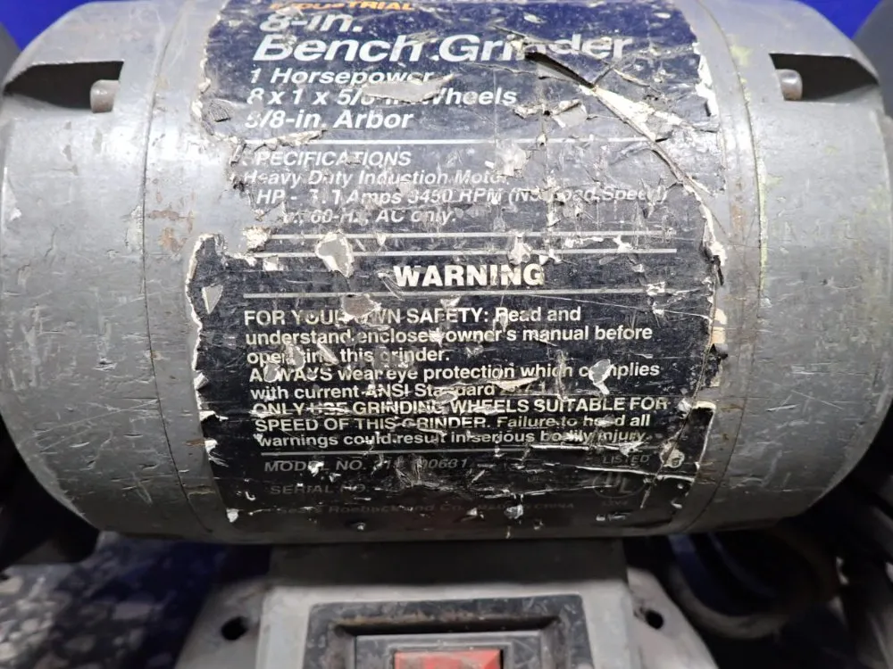 Sears 8" Pedestal Grinder - 319.190631