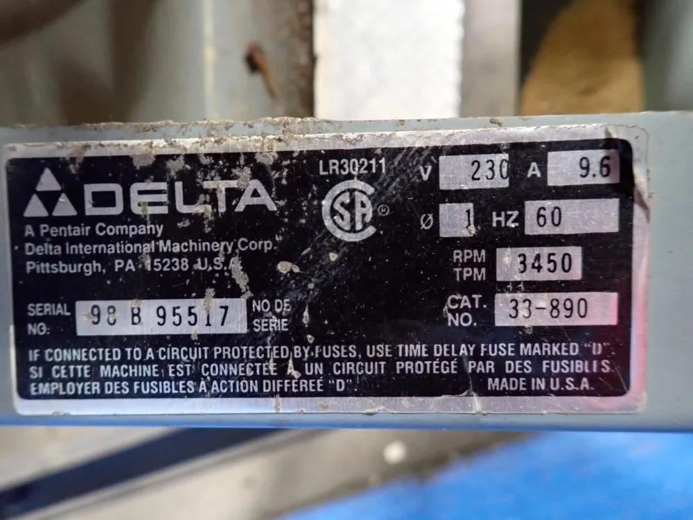 Delta 10"/14" Radial Arm Saw - 33-890
