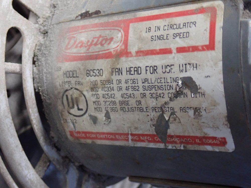 Dayton Electric 18" Circulator Fan Head - 6c530