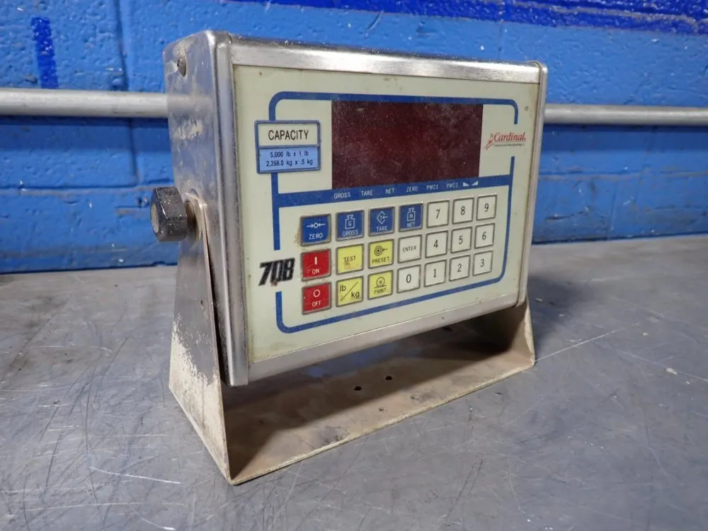Cardinal 5000 Lbs X 1 Lbs Digital Weight Indicator - 708