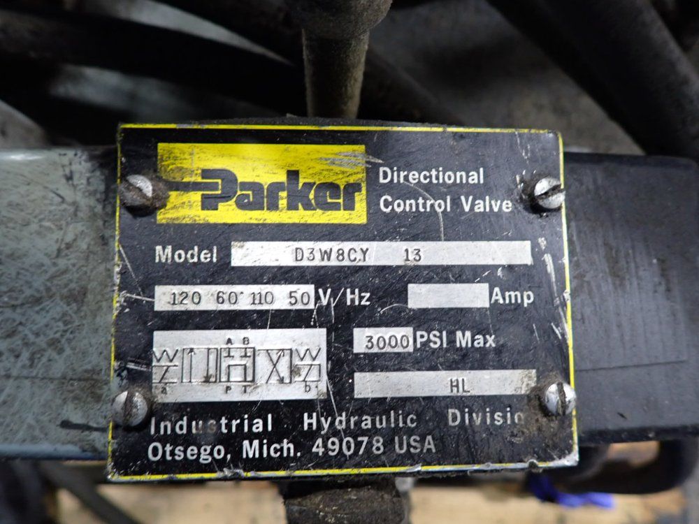 Parker 10 Gal Hydraulic Power Unit - D3w8cy