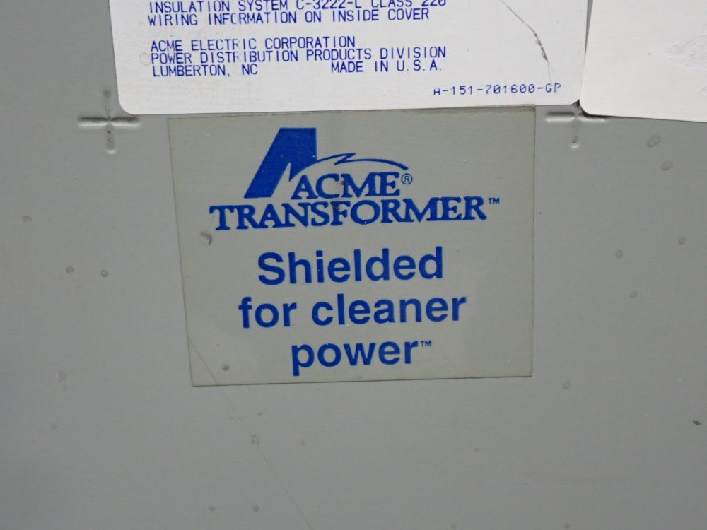Acme 75 Kva Transformer - T-3-53344-3s