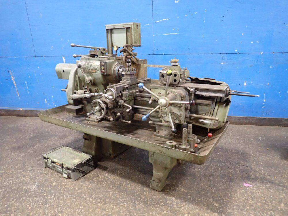 Warner & Swasey Co 19" X 8" Turret Lathe - 3 / M1200