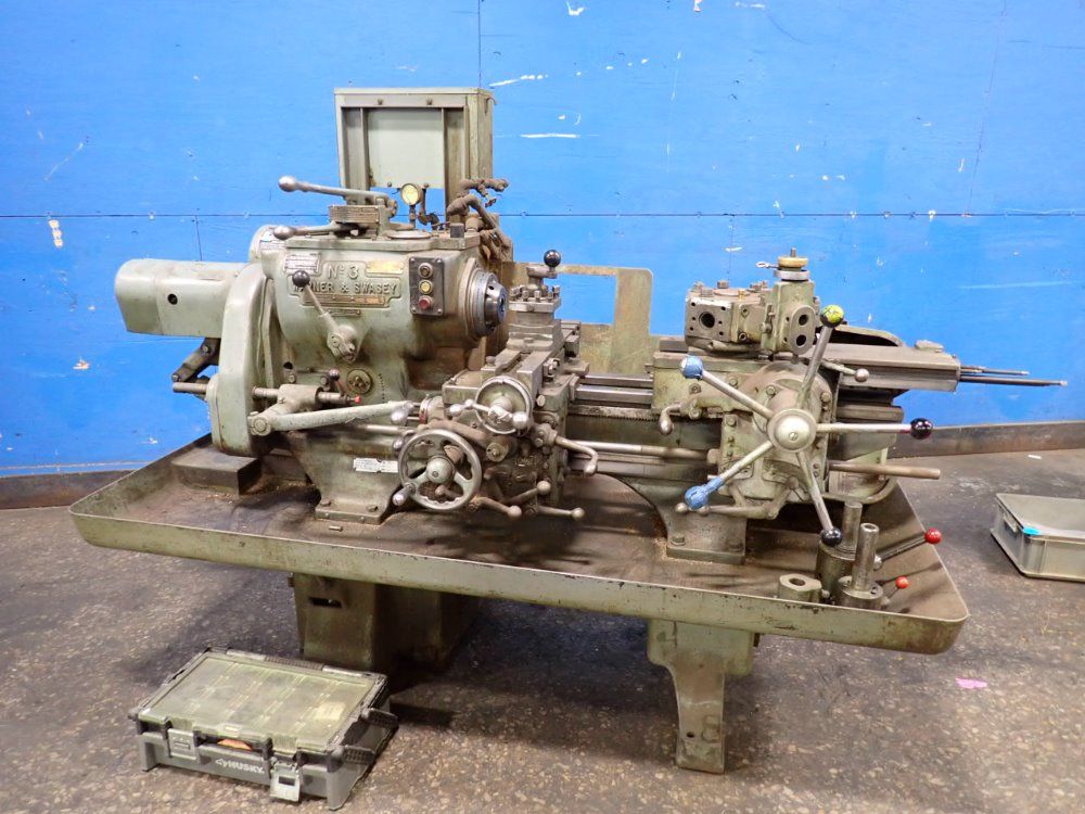 Warner & Swasey Co 19" X 8" Turret Lathe - 3 / M1200