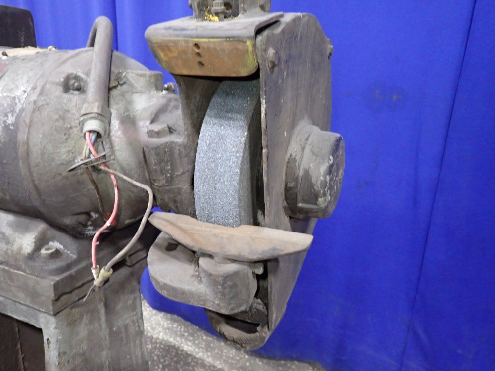 Queen City Machine Tool Co 10" Pedestal Grinder - 10-1