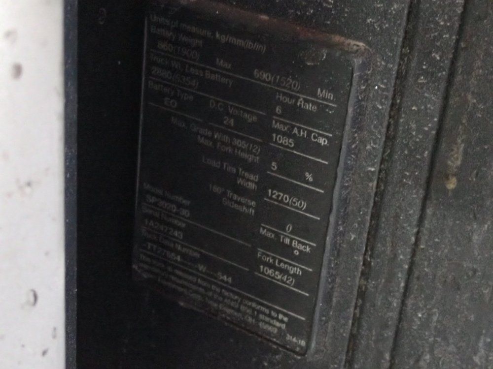 Crown 3,000 Lbs Electric Stand Up Forklift - Sp3020-30