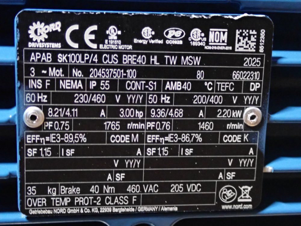 Nord 3 Hp Gear Drive