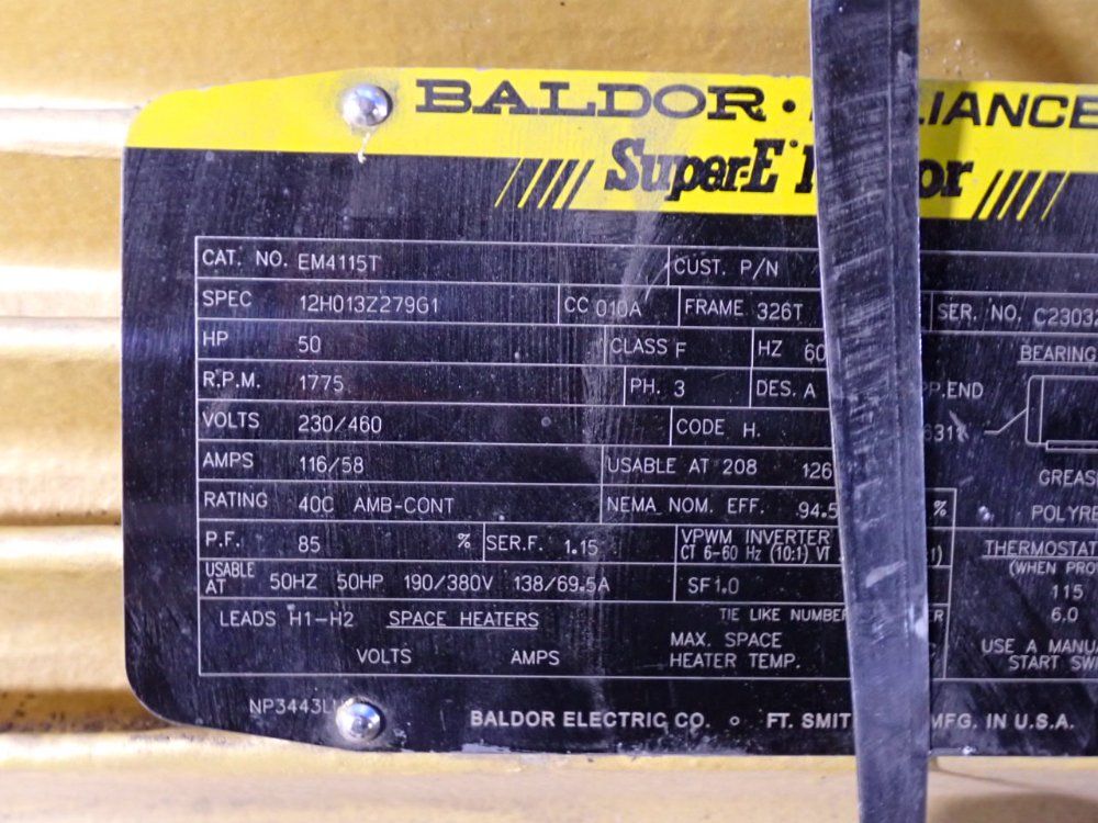 Baldor 50 Hp Motor - Em4115t