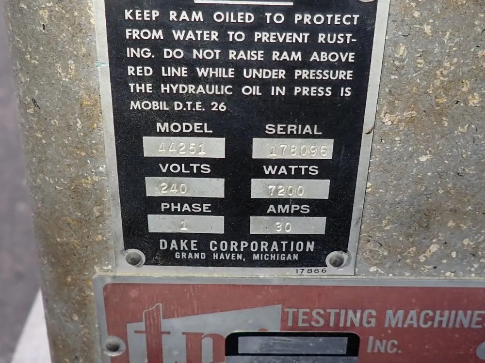 Dake Platen Press - 44251