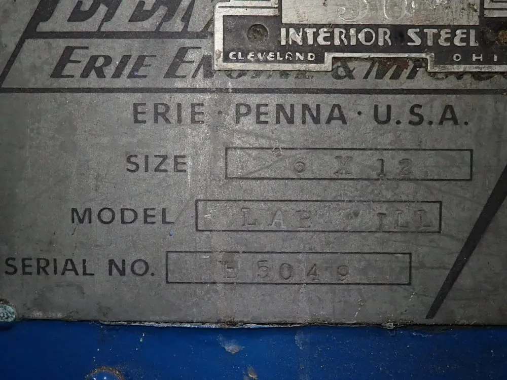 Eemco 6" X 12" Roll Mill - Lab Iii