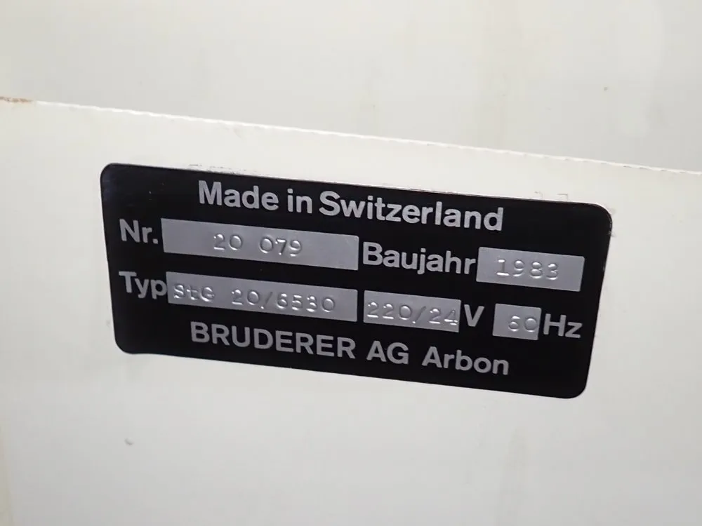 Bruderer Ag Stamping Press - Bsta 20