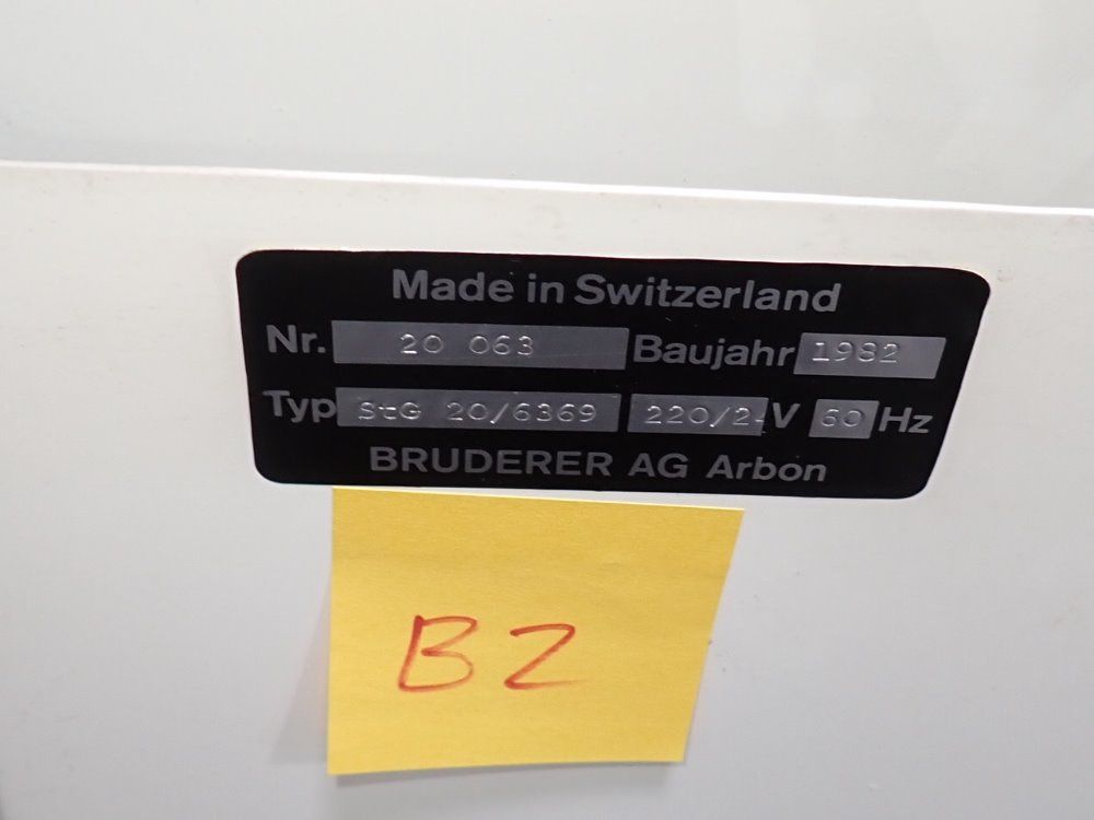 Bruderer Ag Stamping Press - Stg 20/6369