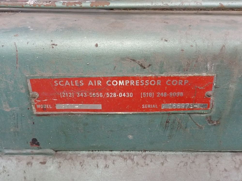Scales Air Compressor Corp 15 Hp Air Compressor - 370-7