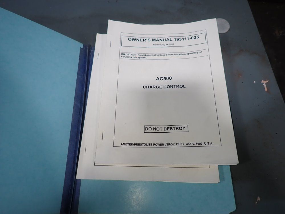 Ametek 750 Ah Battery Charger - 750c3-18