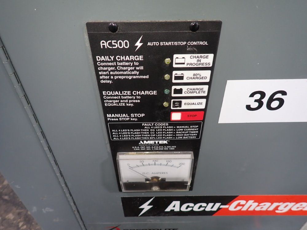 Ametek 750 Ah Battery Charger - 750c3-18