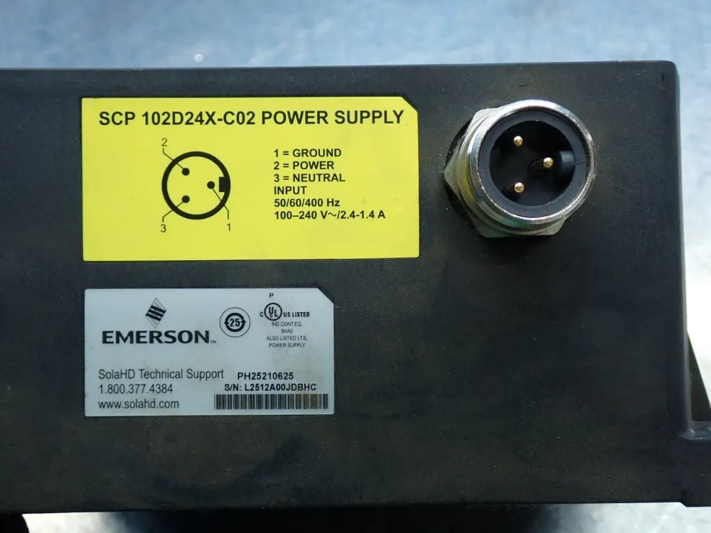 Sola Output Power Max:100w Power Supply Unit - Scp102d24x-c02