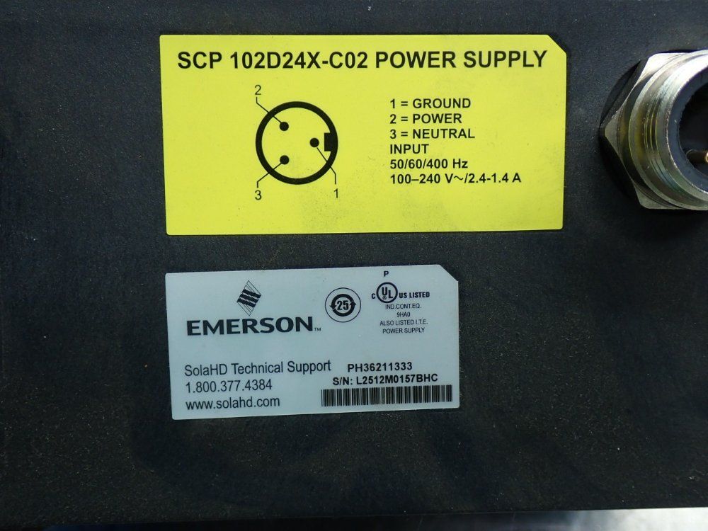 Sola Output Power Max:100w Power Supply - Scp102d24x-c02