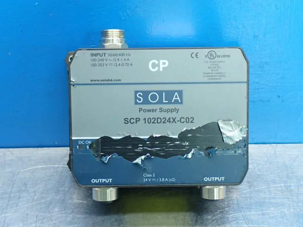 Sola Output Power Max:100w Power Supply Unit - Scp102d24x-c02