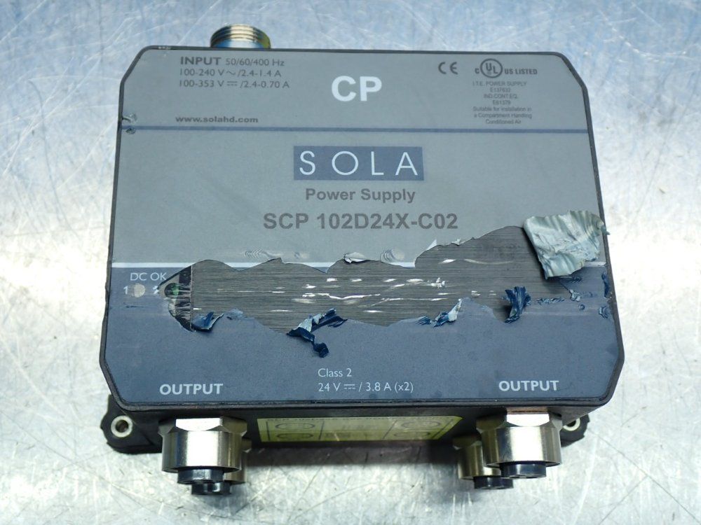 Sola Output Power Max:100w Power Supply Unit - Scp102d24x-c02