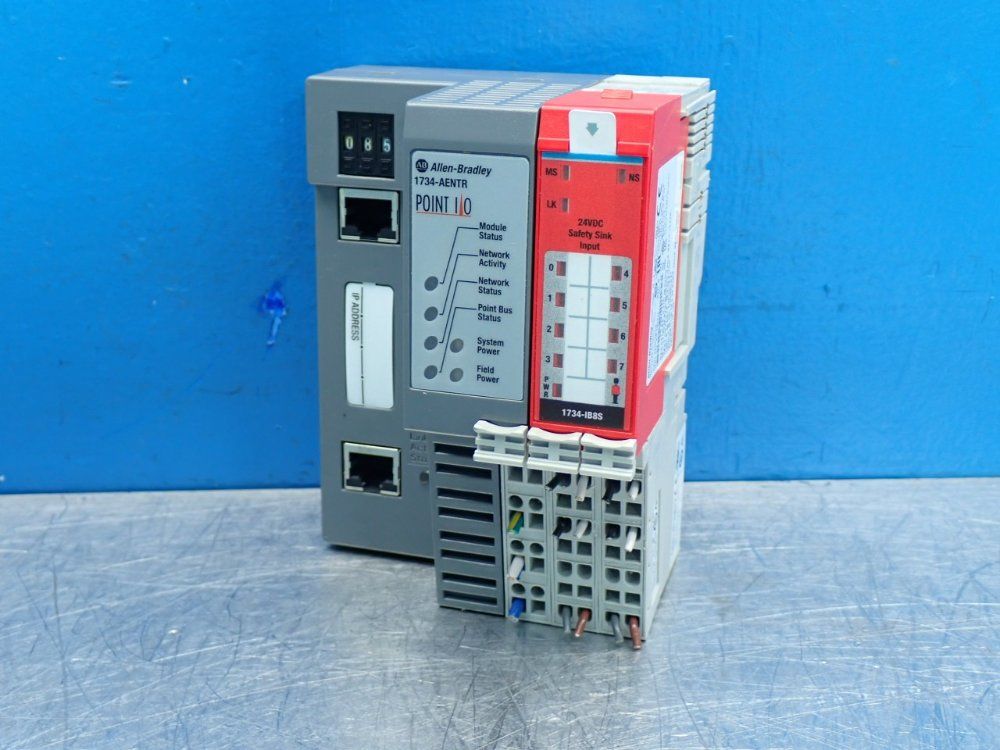 Allen Bradley Network Adapter Module & 1734ib8s - 1734-aentr