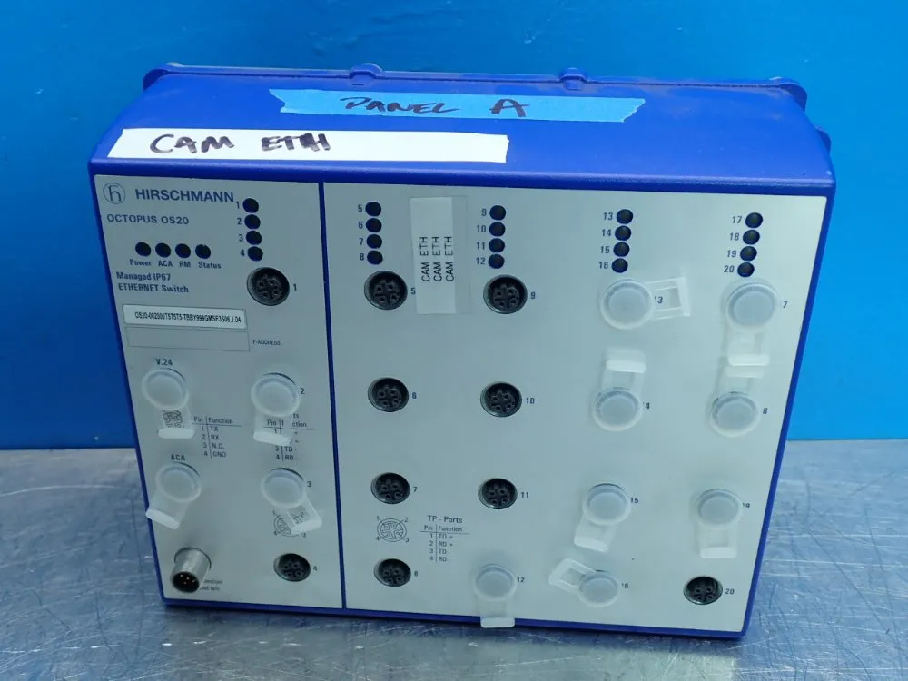 Hirschmann Octopus Os20 Ethernet Switch - Os20-002000t5t5t5-tbby999gmse3s