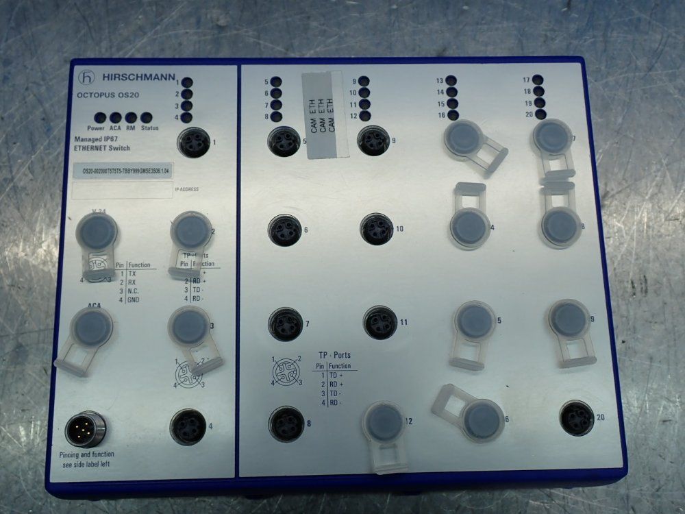Hirschmann Octopus Os20 Ethernet Switch - Os20-002000t5t5t5-tbby999gmse3s