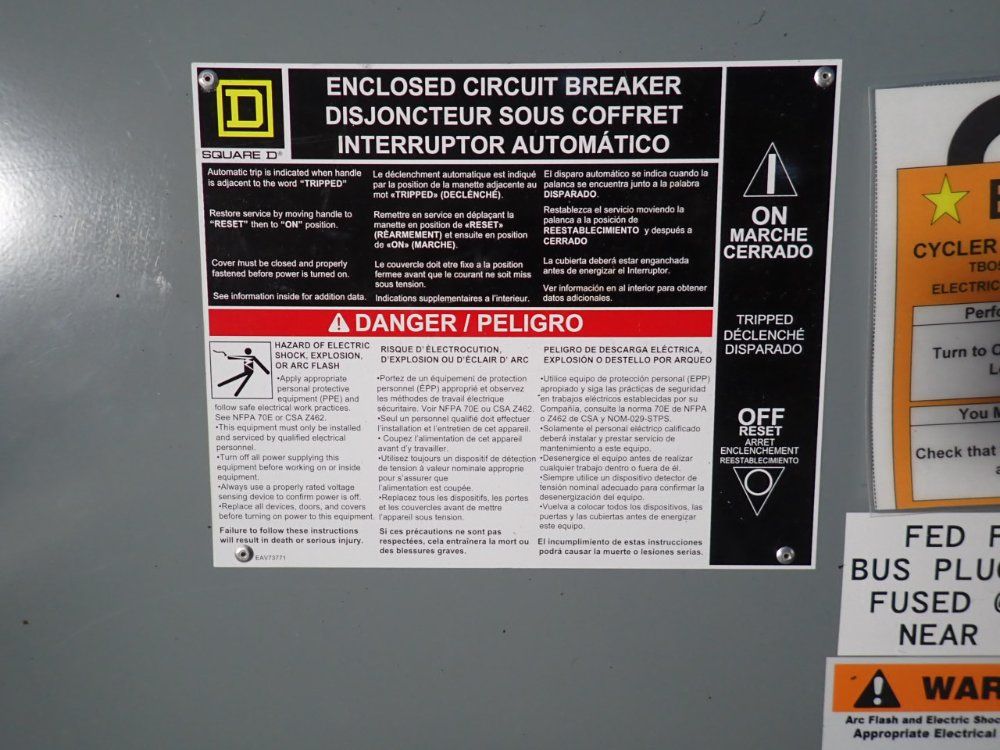Square D Enclosed Circuit Breaker