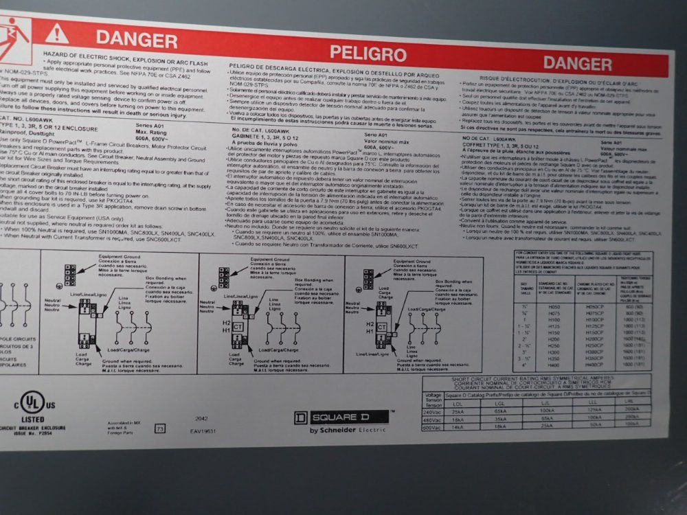 Square D Enclosed Circuit Breaker