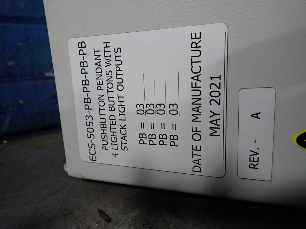 X-bar Pushbutton Pendant - Ecs-5053-pb-pb-pb-pb