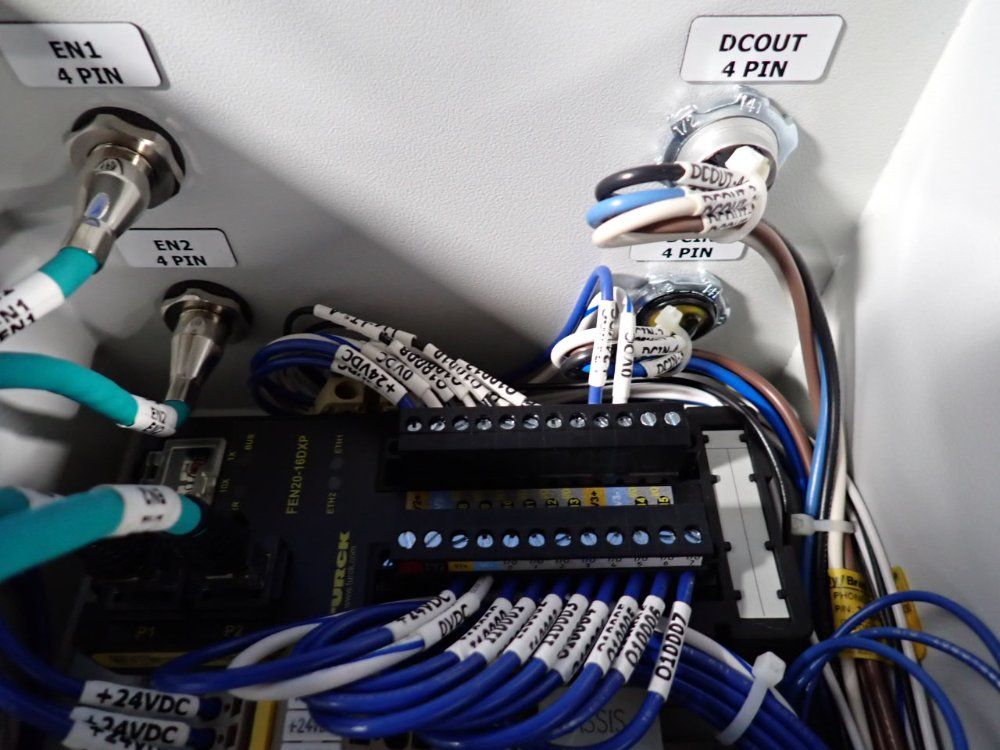 X-bar Pushbutton Pendant - Ecs-5053-pb-pb-pb-pb