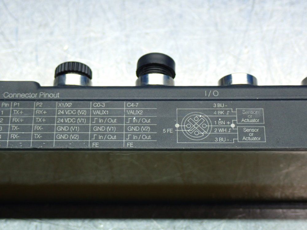 Turck 10/100 Mbps Multiprotocol Integrated Switch Block I/o Module - Tben-lg-16dxp