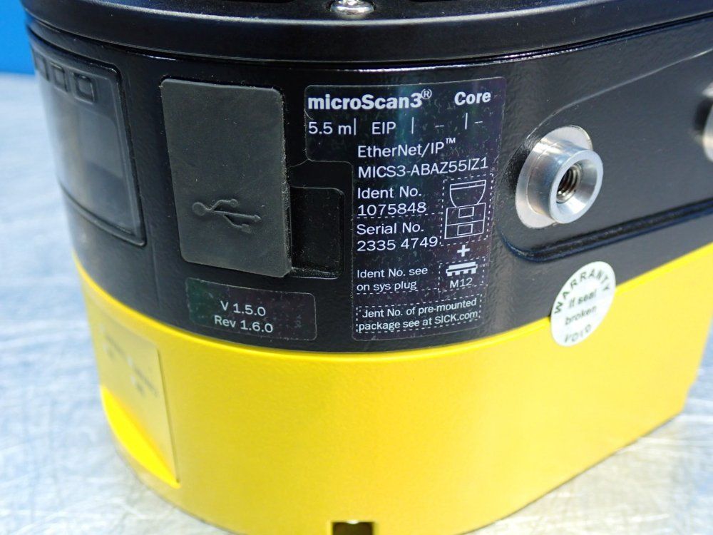 Sick 275 Degree Scanning Angle Microscan3 Safety Laser Scanner