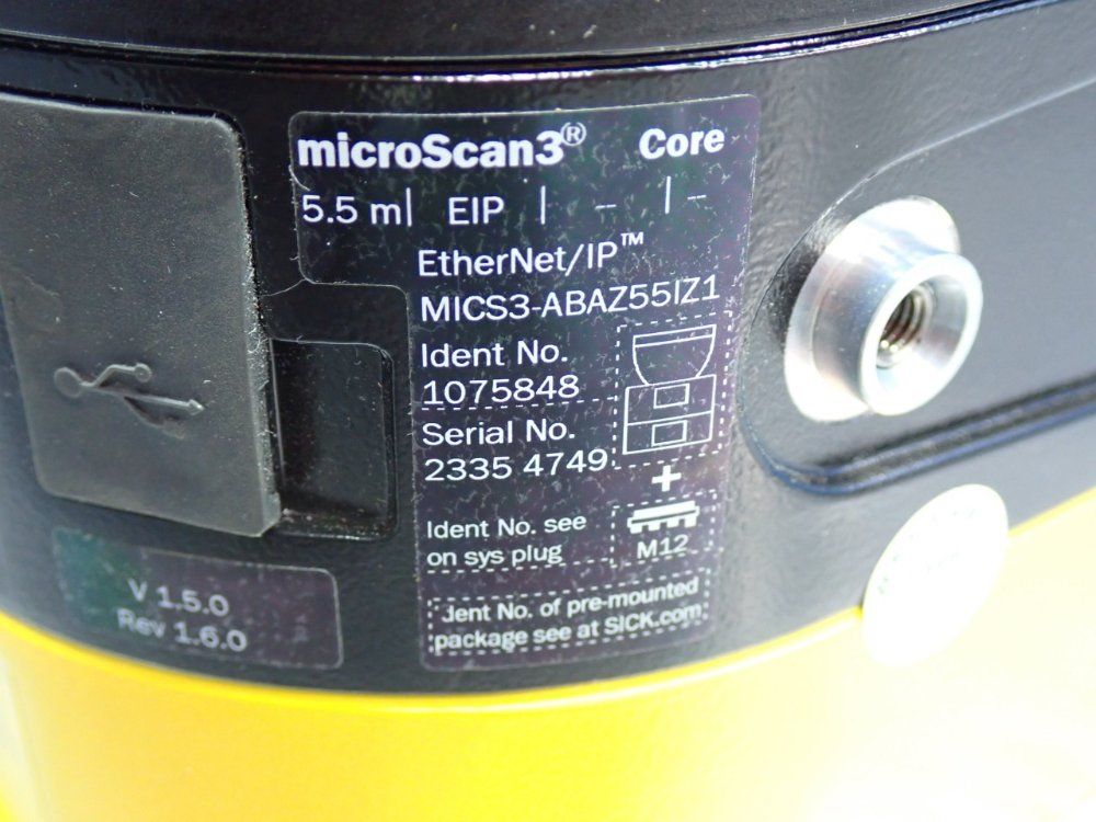 Sick 275 Degree Scanning Angle Microscan3 Safety Laser Scanner