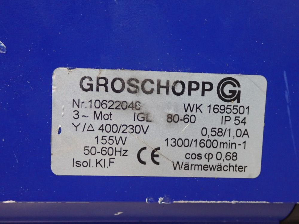 Groschopp 155 Watts Motor - Wk1695501