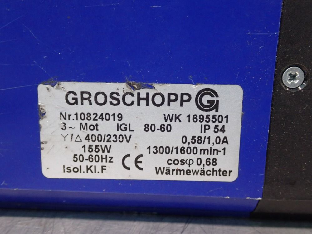 Groschopp 155 Watts Motor - Wk1695501