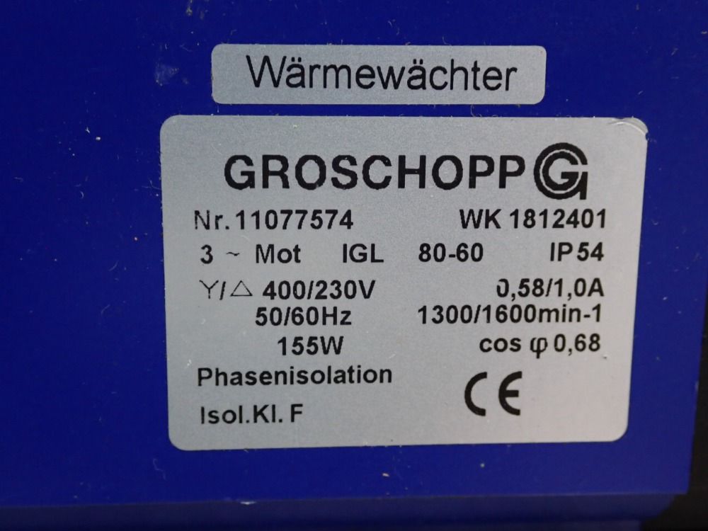 Groschopp 155 Watts Motor - Wk1812401