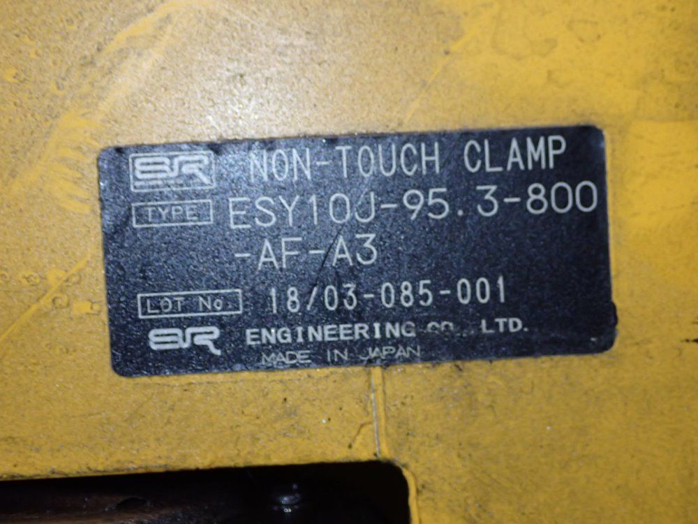 Sr Engineering Company Non-touch Clamp - Esy10j-95.3-800-af-a3