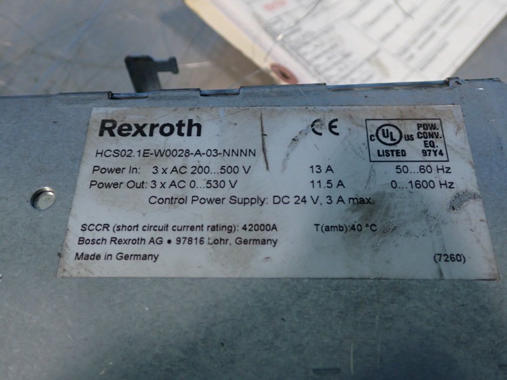 Rexroth Servo Drive Controller - Dkc02.3-040-7-fw