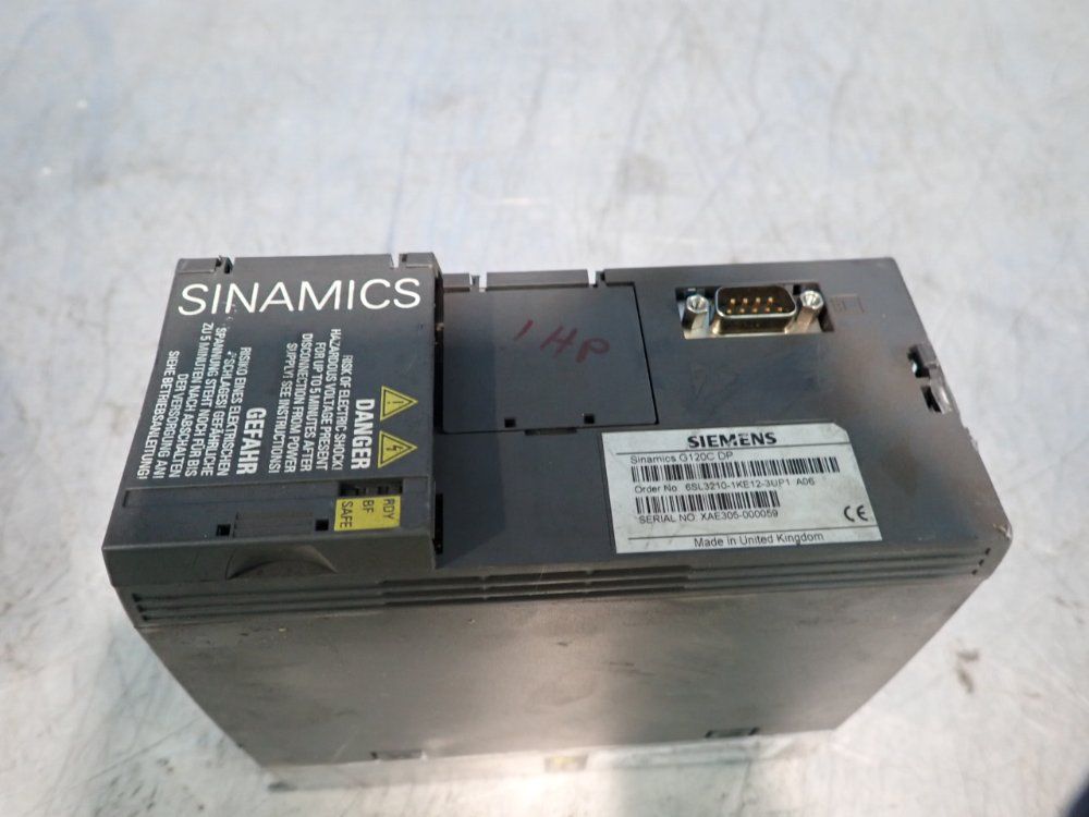 Siemens G120c Frequency Converter - 6sl3210-1ke12-3up1