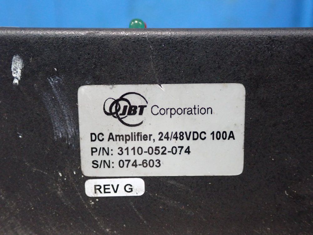 Jbt Corporation Ac Amplifier - 3110-052-074