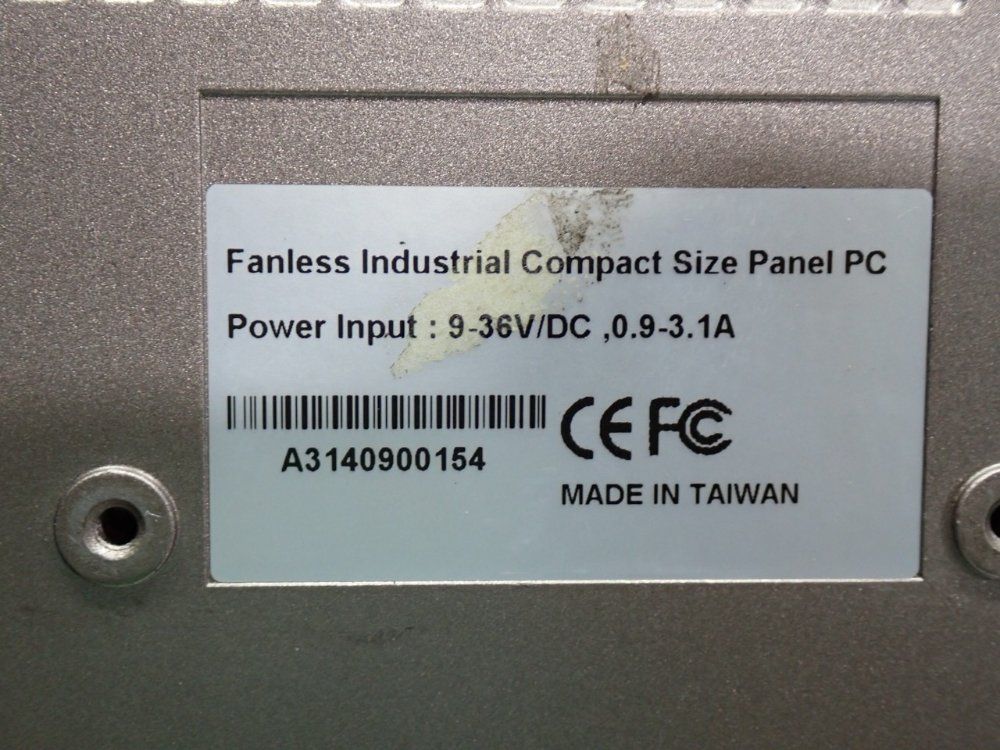 Tcs Fanless Industrial Compact Size Panel Pc - Tcs-030-01922-001
