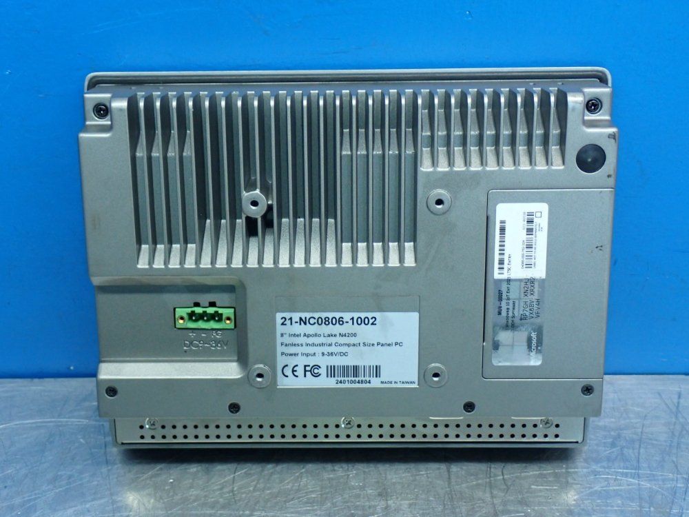 Apollo Lake N4200 Fanless Industrial Panel Pc - 21-nc0806-1002