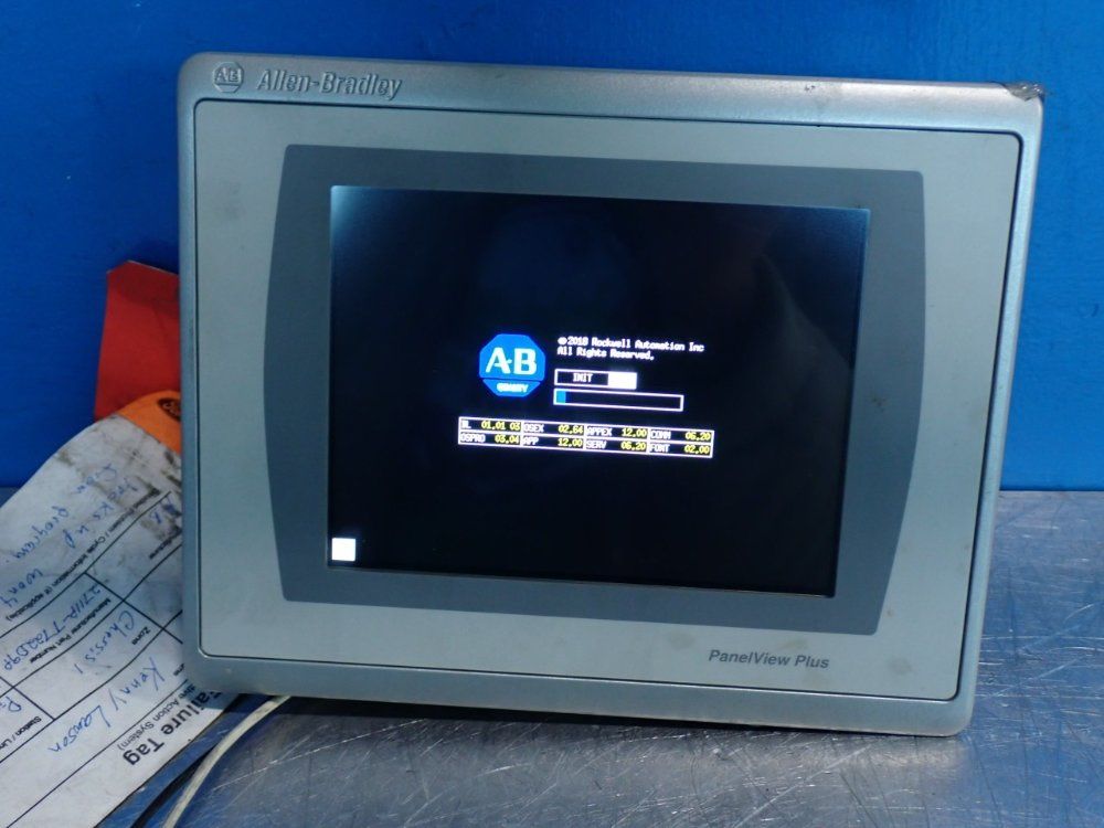 Allen Bradley Panelview Plus 7 Operator Interface - 2711p-t7c22d9p